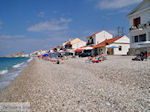 Uitzicht op kiezelstrand Kokkari - Eiland Samos