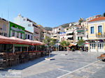 Het gezellige Pythagoras plein van Samos stad - Eiland Samos