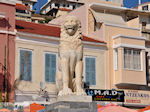 Leeuw Samos stad op het Pythagoras plein - Eiland Samos