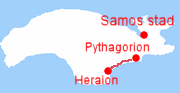 Route Pythagorion-Heraion